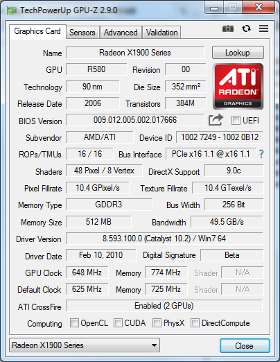 Radeon X1900 XTX CF